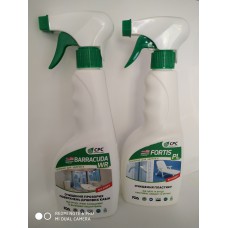 Barracuda WR Очищення прозорих поверхонь душових кабін + Fortis PL Очистка пластику